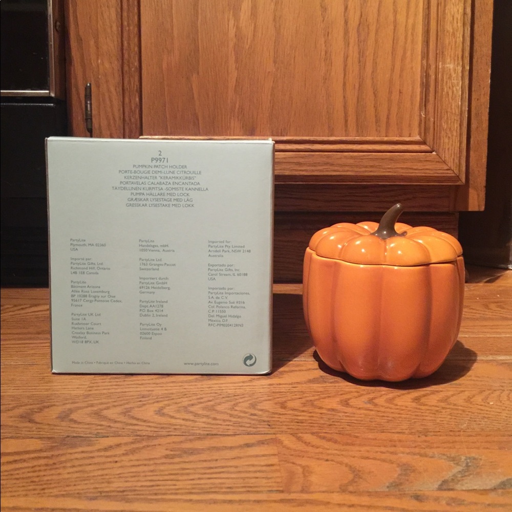 Partylite Pumpkin Candle Holder